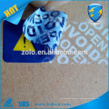 Adhesive Anti-Counterfeit removable environmental Feature and Custom Sticker Usage warranty void if removed label